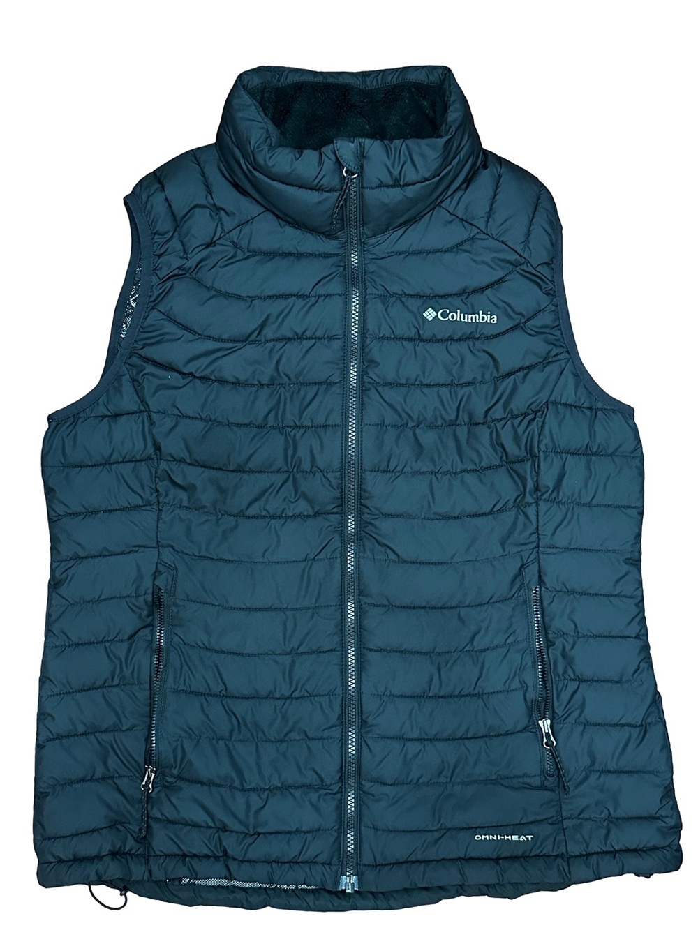 Columbia Omni-Heat Puffer Vest Black Size L Women’s Lightweight Warm